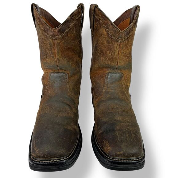 Ridgecut YMF-2201 Rancher Boots Work Wellington Waterproof Brown Leather 10.5 M - Picture 7 of 11